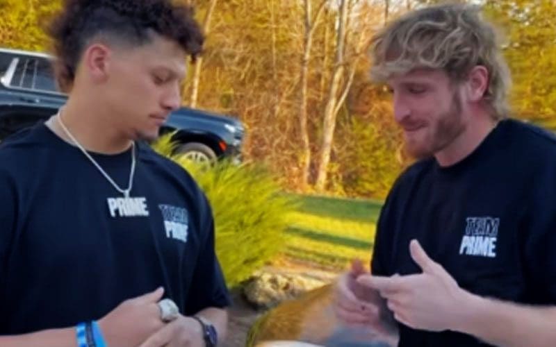 Logan Paul Trades WWE US Title for Patrick Mahomes’ Super Bowl Ring