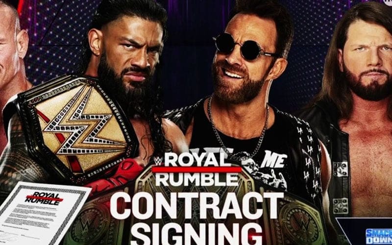 Royal Rumble Contract Signing Announced for 1/19 WWE SmackDown