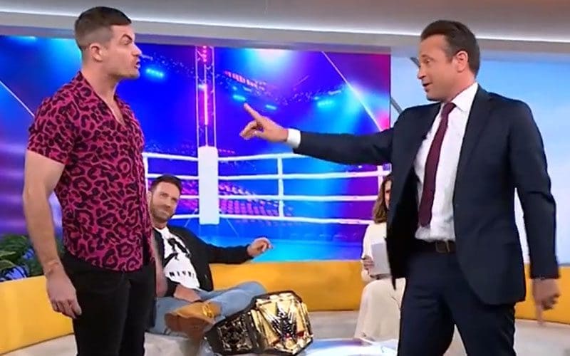 Grayson Waller Gets Angry at Australian Talk Show Hosts for Disrespecting The Pro Wrestling Business