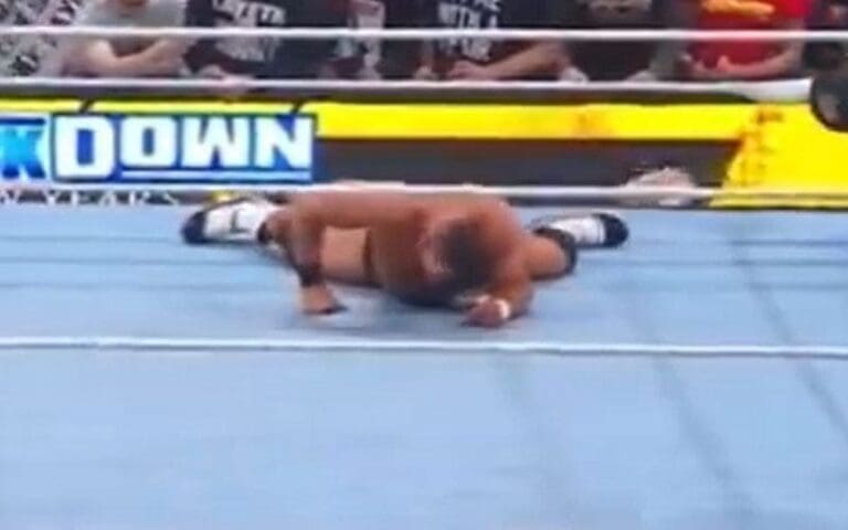 LA Knight Bleeds During Main Event Of 1/5 WWE New Year's Revolution SmackDown
