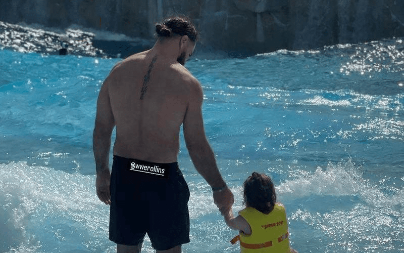 Seth Rollins & Becky Lynch Spotted Spending Family Time At Water Park on Valentine's Day