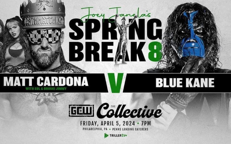 Matt Cardona vs Blue Kane Added To Joey Janela’s Spring Break Card