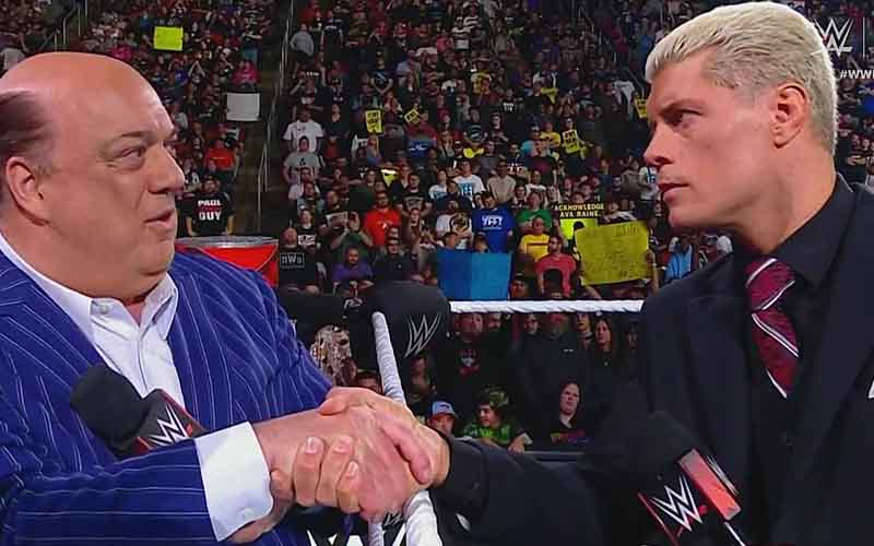 Paul Heyman Delivers Roman Reigns’ Message to Cody Rhodes on 3/18 WWE RAW