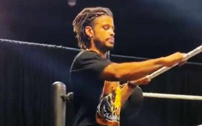 Wes Lee Posts Video of First Time Back in the Ring After Back Injury