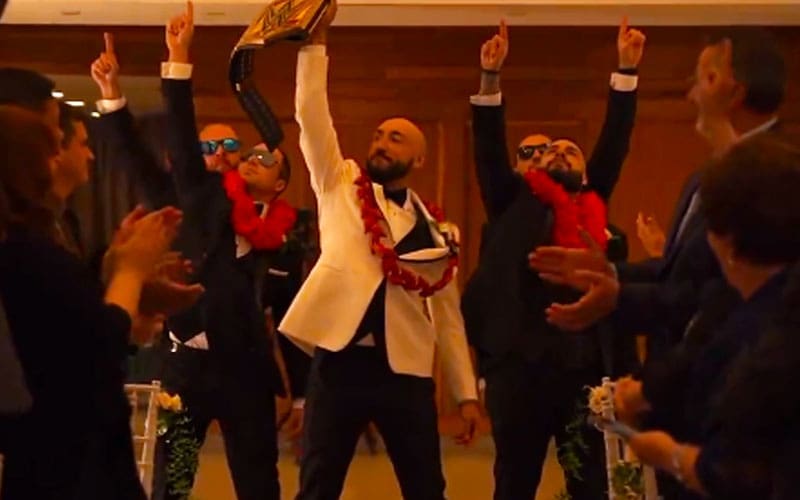 WWE Superfan’s Wedding Becomes Ultimate WrestleMania Celebration with Bloodline Entrance