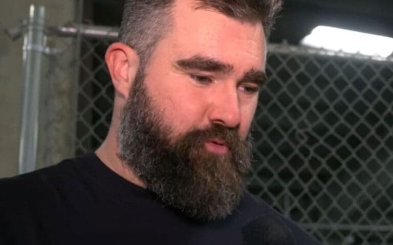 Jason Kelce Explains Why He & Lane Johnson Helped Rey Mysterio at WrestleMania 40 Saturday
