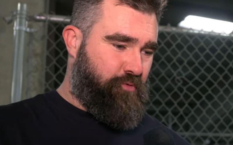 Jason Kelce Explains Why He & Lane Johnson Helped Rey Mysterio at WrestleMania 40 Saturday
