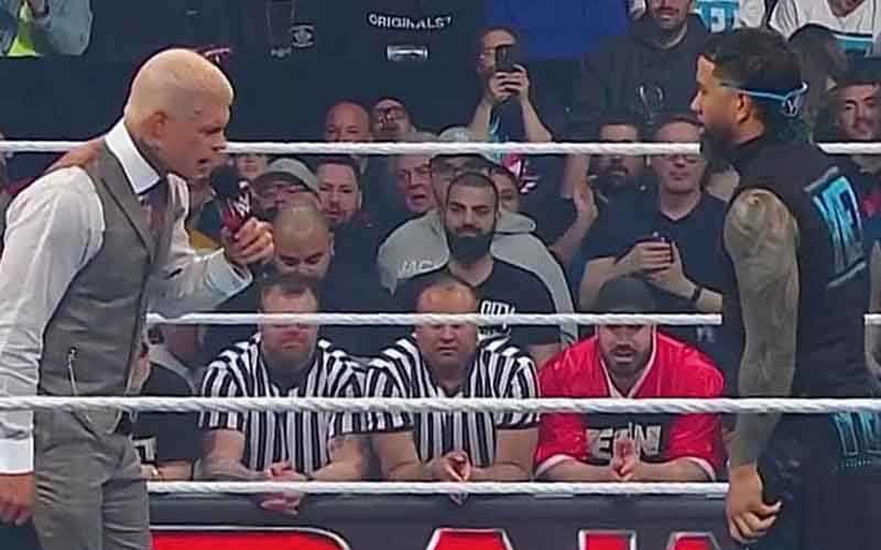 Jey Uso Declines Cody Rhodes’ Offer To Become His Shield on 4/15 WWE RAW