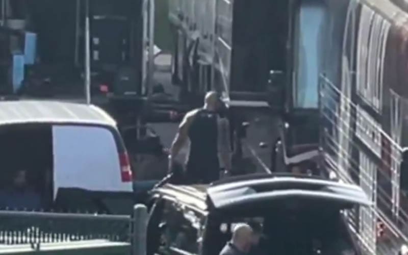 The Rock Spotted at WWE RAW After WrestleMania 40 Venue