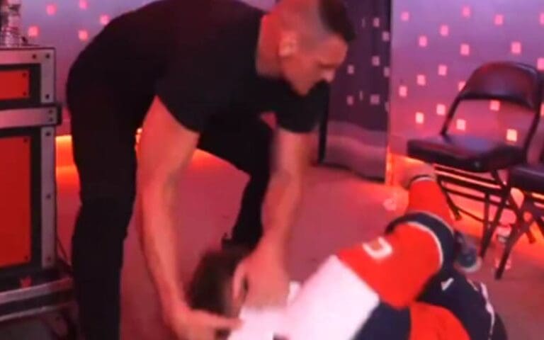 Unseen Footage Shows GUNTHER Viciously Beating Down Chad Gable on 4/1 WWE RAW