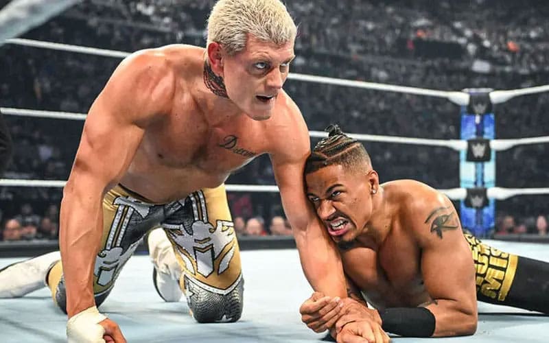 Carmelo Hayes Clarifies Botched Springboard Spot With Cody Rhodes