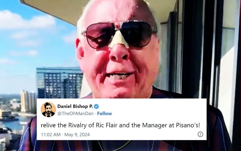 WWE’s Twitter Account Trolled for Promoting Ric Flair After Restaurant Fiasco