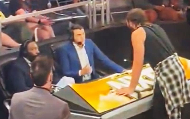 Brooks Jensen’s Heated Exchange With Vic Joseph and Booker T Captured During 6/4 NXT Commercial Break