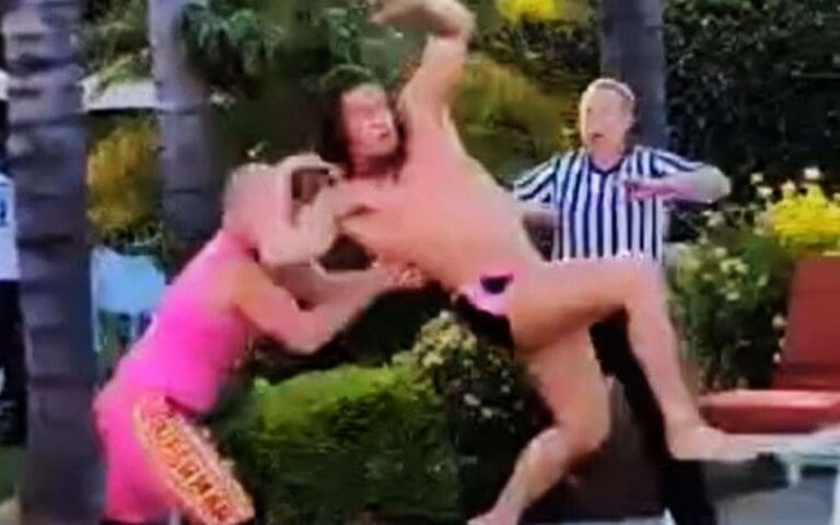 Matt Riddle Pays Tribute to Randy Orton with RKO Into Pool at Indie Event