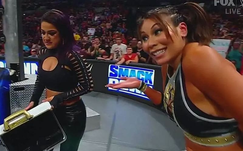 Bayley Destroys Tiffany Stratton’s Money in the Bank Briefcase on 7/19 WWE SmackDown