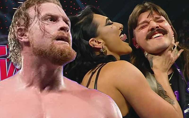 Buddy Matthews Reacts to Rhea Ripley Licking Dominik Mysterio’s Face on 7/22 WWE RAW