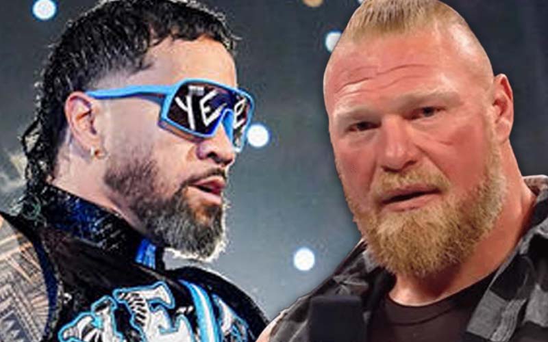 Jey Uso Borrows Brock Lesnar’s T-Shirt Gimmick for New Merchandise