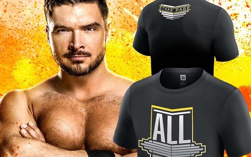 WWE Drops First Ethan Page T-Shirt Following Championship Win at NXT Heatwave