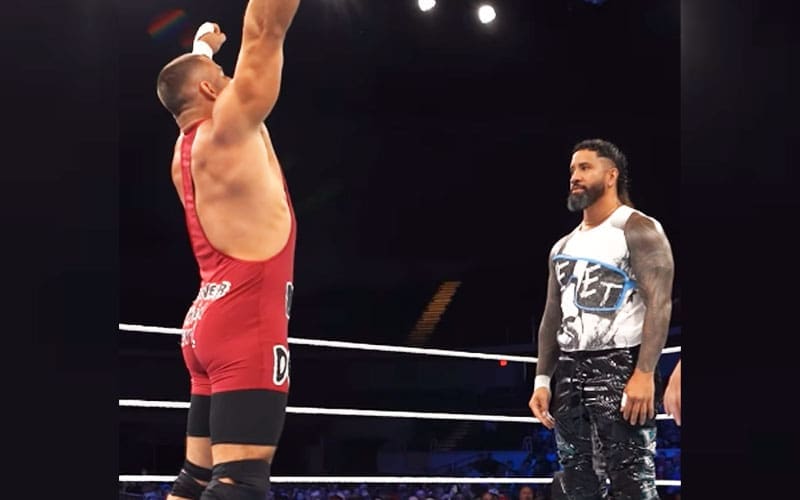 Bron Breakker and Jey Uso Engage in “Woof vs. Yeet Off” at WWE Live Event