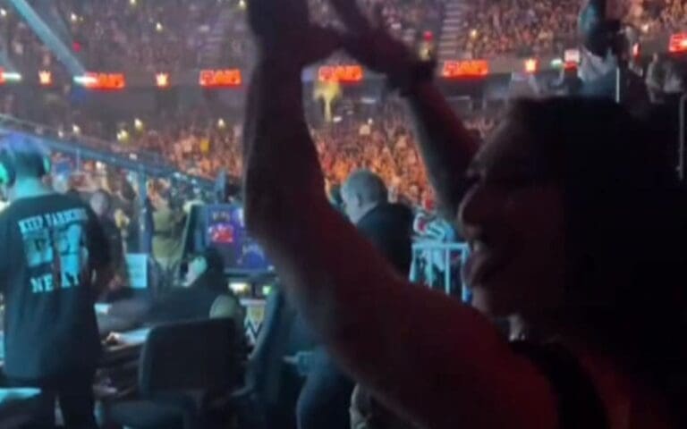 Rhea Ripley Spotted YEETin During Jey Uso’s Entrance on 9/23 WWE RAW