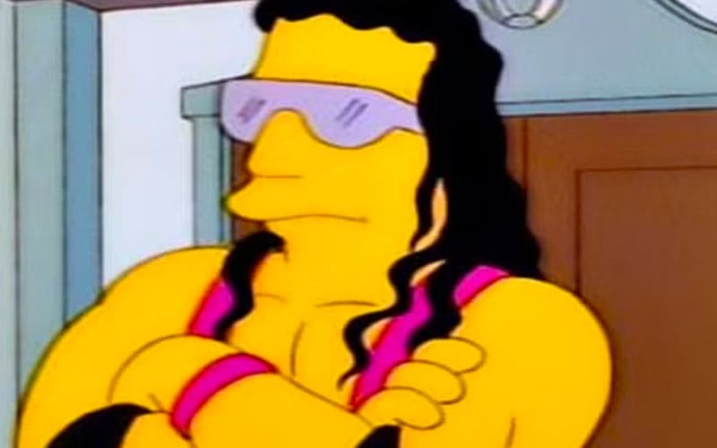 Bret Hart Originally Had Drastically Different Role on ”The Simpsons”