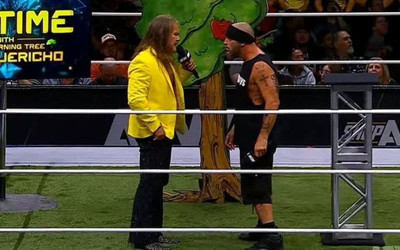 Chris Jericho Brings Jay Briscoe’s Name Into ROH World Title Angle With Mark Briscoe During 10/2 AEW Dynamite