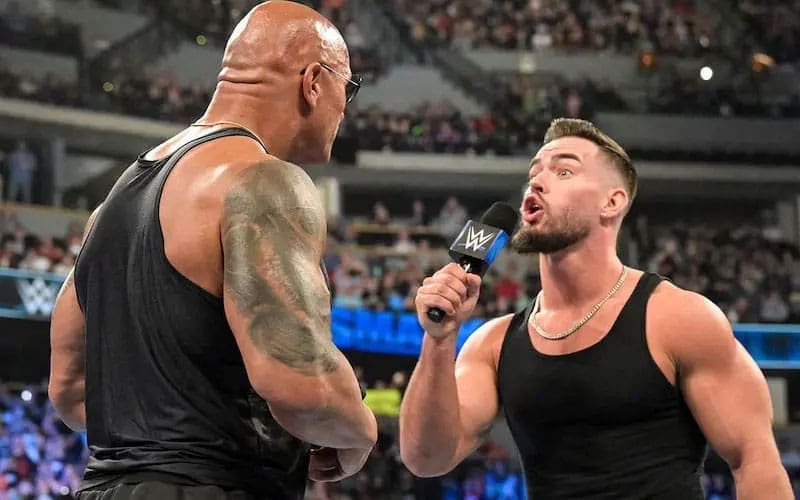 Austin Theory Claims Segment with The Rock Was Finalized at the Last Minute