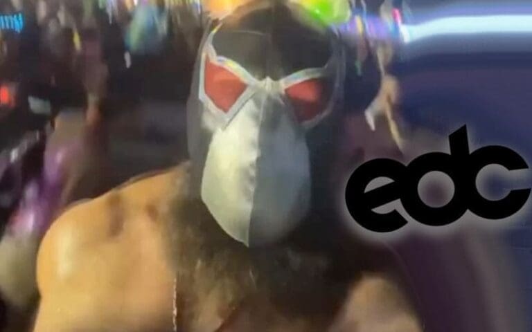 Braun Strowman Rocks Lucha Libre Mask Shirtless at His First Electric Daisy Carnival Festival