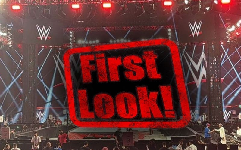 First Look at WWE RAW Set Up in Saudi Arabia