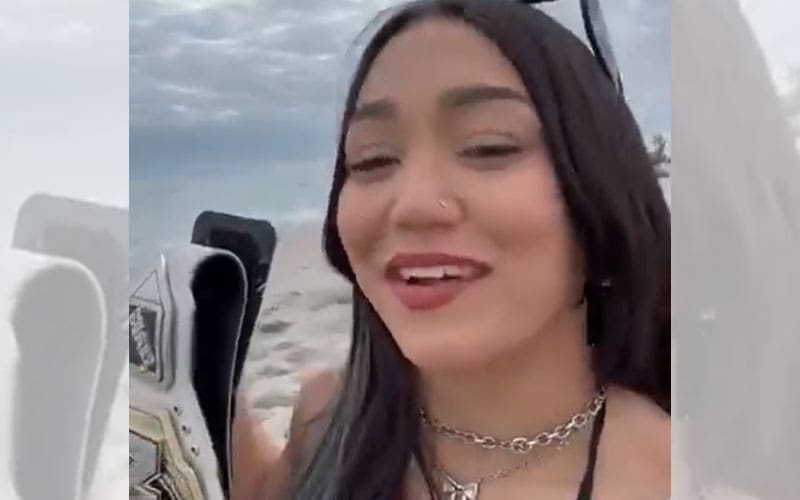 Roxanne Perez Trolls Iron Survivor Competitors While on Beach Getaway Ahead of 11/19 WWE NXT