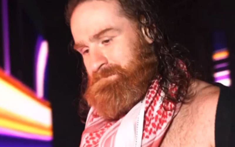 Unseen Footage Shows Sami Zayn’s Reaction After Failed Assist During WWE Crown Jewel