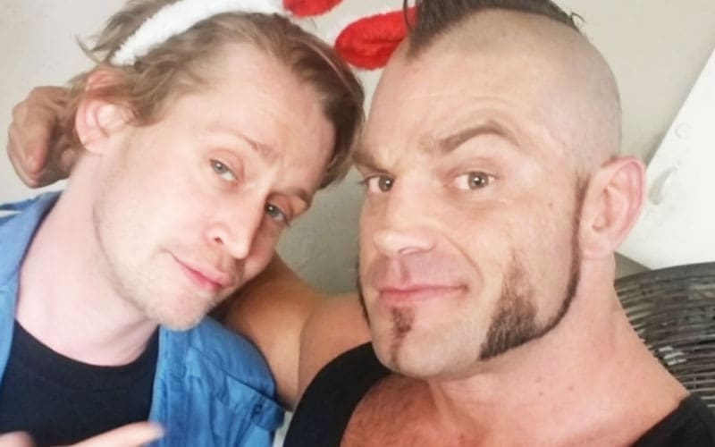 Brian Cage Links Up with “Home Alone” Star Macaulay Culkin for Festive Christmas