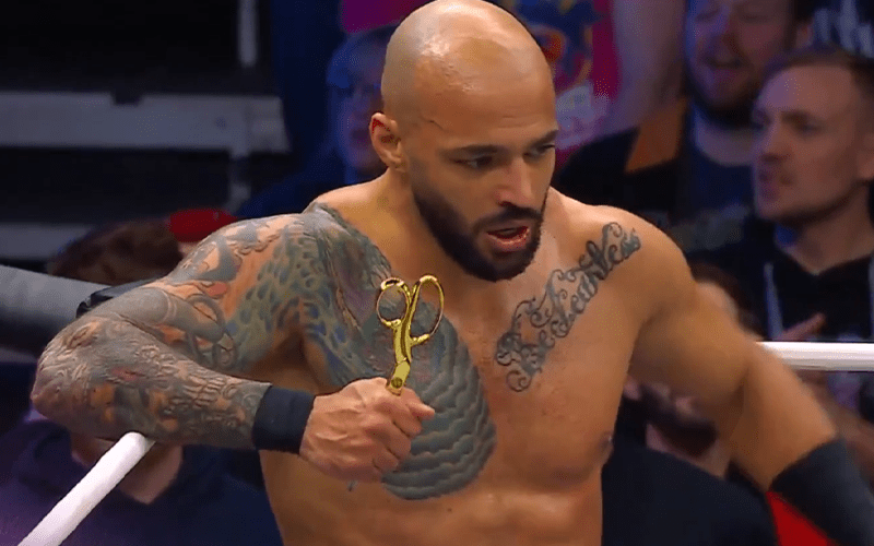Ricochet’s Attempt To Use Scissors In Assault Interrupted By Swerve Strickland During 1/29 AEW Dynamite