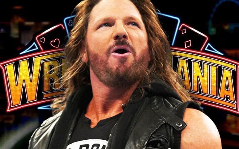 WWE Eyeing AJ Styles for “First Time Ever at WrestleMania” Match