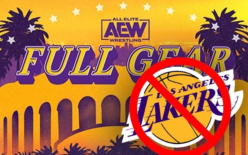 Why AEW Had to Scrap Lakers-Themed Graphics for Prior Full Gear Event