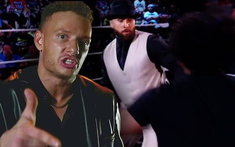 Stacks Sends Message From Afar as Security Attacks Tony D’Angelo on NXT