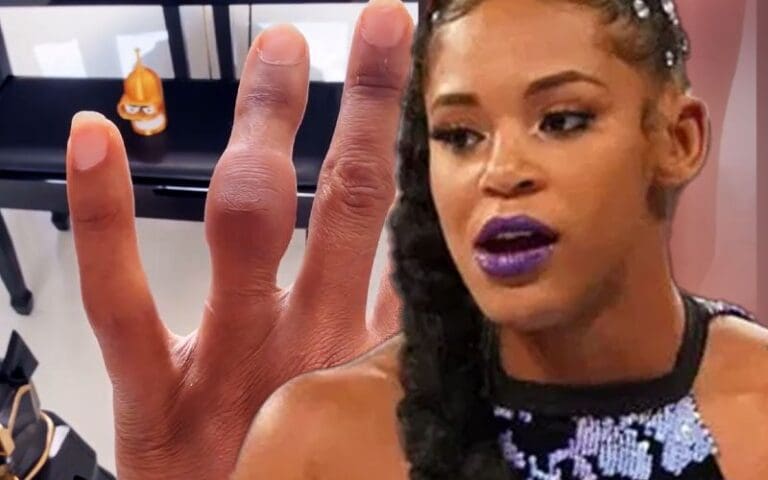 Bianca Belair Shows Off Broken Finger Without Splint