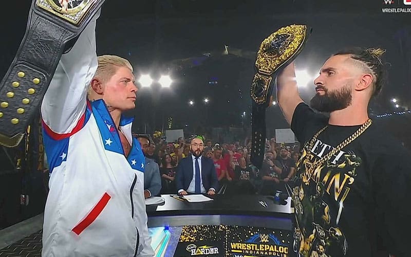 Cody Rhodes and Seth Rollins Face Off After WrestlePalooza in Possible Crown Jewel Tease