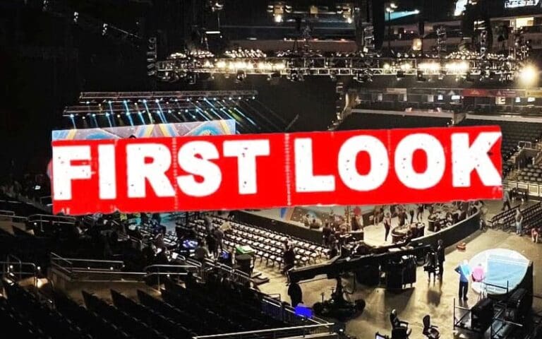 First Look at WWE WrestlePalooza Setup at Gainbridge Fieldhouse